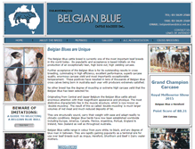 Tablet Screenshot of belgianblues.com.au